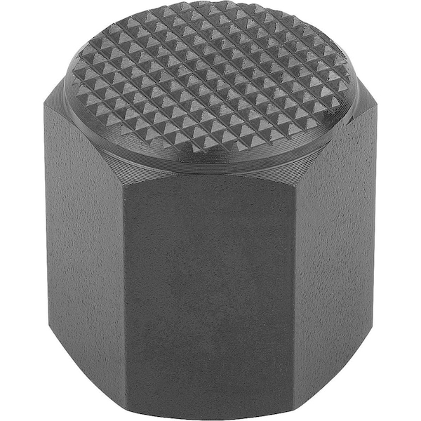 Positioning Foot, Form:F, Free-Cutting Steel Hardened A. Black Oxidise, Sw=19